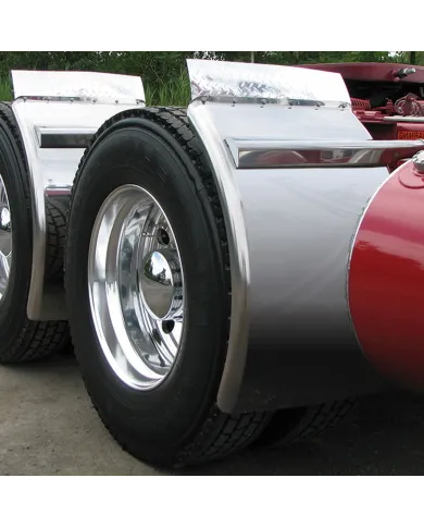 TXTFEN-Q12. - Fenders - Quarter - 38" - Triangle Mounts - 14 Ga.