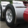 TXTFEN-Q12. - Fenders - Quarter - 38" - Triangle Mounts - 14 Ga.