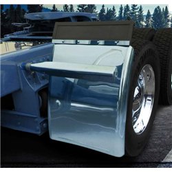 TXTFEN-Q31BL - Fenders - Smoke & Mirror - Blue - Quarter - 31" with Triangle Mounts