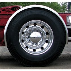 TXTFEN-S11 - Fenders - Single - 91" Smooth Super Long - 16 Ga. - For 22.5" Low Profile Tires