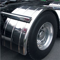 TXTFEN-S14 - Fenders - Single - 80" Ribbed - Rolled Edge - 16 Ga.