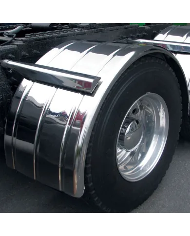 TXTFEN-S14 - Fenders - Single - 80" Ribbed - Rolled Edge - 16 Ga.