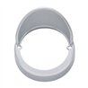 UP32119-Chrome Plastic Cab Light Bezel With Visor For United Pacific Truck-Lite Style Cab Light