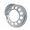 UP32133-Chrome Plastic Light Bezel With Up-Side Down Visor For UP LED Double Face Turn Signal Light