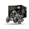TXTHORN-2 - Train Horns - 4 Bell Chrome Train Horn (140-145 Decibels)