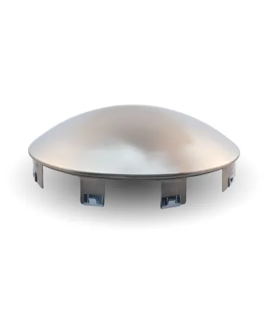 TXTHUB-4NSS - Wheel Accessories - Hubcap - Stainless Steel Front - 4 Notches