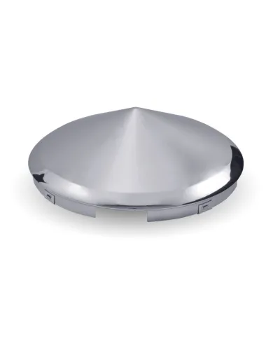 TXTHUB-5NP - Wheel Accessories - Hubcap - Chrome Metal Pointed Front - 5 Notches