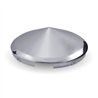 TXTHUB-5NP - Wheel Accessories - Hubcap - Chrome Metal Pointed Front - 5 Notches