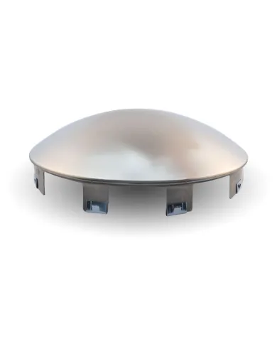 TXTHUB-5NSS - Wheel Accessories - Hubcap - Stainless Steel Front - 5 Notches