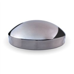 TXTHUB-8342003 - Wheel Accessories - Hubcap - Chrome Metal Rear - 8.5" Diameter & 3/4" Studs - Fits International 2003+