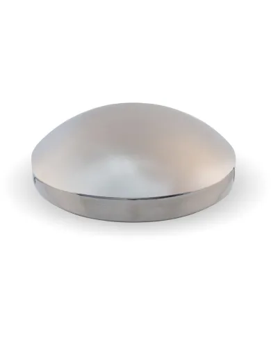 TXTHUB-858SS - Wheel Accessories - Hubcap - Stainless Rear - 8" Diameter & 5/8" Studs