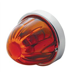 UP32154-Grakon 1000 Style Cab Light Conversion Kit With Watermelon Glass Lens & 1157 Base - Dark Amber