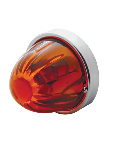 UP32154-Grakon 1000 Style Cab Light Conversion Kit With Watermelon Glass Lens & 1157 Base - Dark Amber