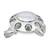 TXTHUB-FRP112 - Wheel Accessories - Axle Cover - Chrome Plastic Front Hub Cover with 1.5" Push-On Nut Covers