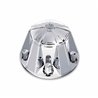 TXTHUB-MRP33 - Wheel Accessories - Axle Cover - Chrome Plastic Mag Rear Hub Cover with 33mm Threaded Nut Covers