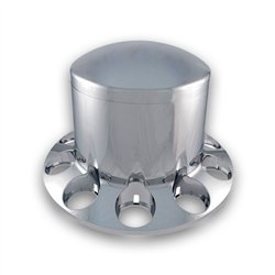 TXTHUB-RPN - Wheel Accessories - Axle Cover - Chrome Plastic Rear Hub Cover with Holes for Nut Cover