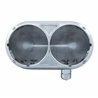 UP32179-304 Stainless Dual Headlight Housing For Peterbilt 359