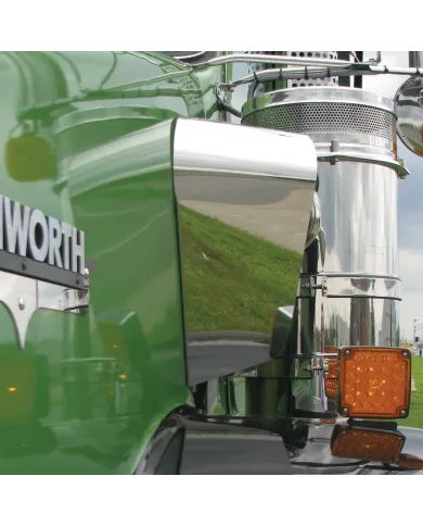TXTK-1208 - Kenworth - T800 - Curved Glass Engine Air Intake Shroud