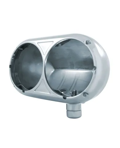 UP32179-304 Stainless Dual Headlight Housing For Peterbilt 359