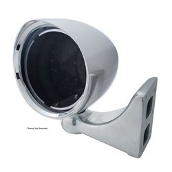 UP32181-Chrome "CHOPPER" Headlight Housing With Smooth Visor