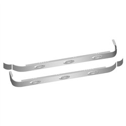 TXTK-1514LMC - Kenworth Aerocab Side Mount Exhaust 62" Sleeper Panel with 6 Clear G4 LEDs (2007+)