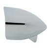 UP32183-Motorcycle Chrome "Chopper" Headlight Housing With Smooth Visor