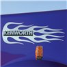 TXTK-1609 - Kenworth Hood Emblem Accent - Flame
