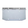 UP10511-Chrome 1 License Plate Angled Holder With Hinge