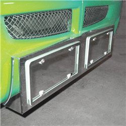 TXTK-1704 - Kenworth T660 Double License Plate / Tag Holder