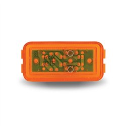 TXTLED-1X2A - 1 X 2" Amber Marker LED (6 Diodes)"