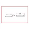 TXTLED-1X2A - 1 X 2" Amber Marker LED (6 Diodes)"