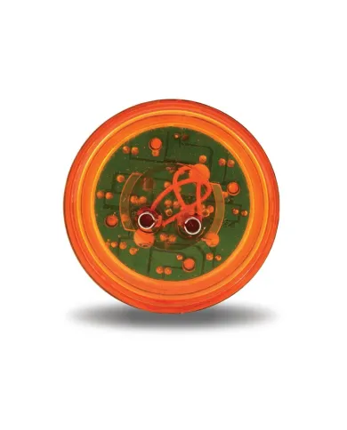 TXTLED-2HA - 2 1/2" Round Amber LED (13 Diodes)