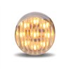 TXTLED-2HTA - 2 1/2" Round Clear Ribbed Amber LED (13 Diodes)"
