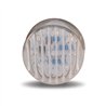 TXTLED-2HTA - 2 1/2" Round Clear Ribbed Amber LED (13 Diodes)"