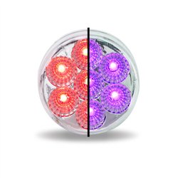TXTLED-2HXRP - 2 1/2" Dual Revolution Red/Purple LED (7 Diodes)