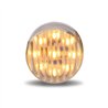 TXTLED-2TA - 2" Round Clear Ribbed Amber LED (9 Diodes)"