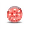 TXTLED-2TR - 2" Round Clear Ribbed Red LED (9 Diodes)