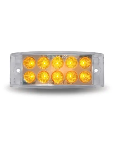 TXTLED-2X6AB - 2" X 6" Dual Revolution Trailer LED - Amber/Blue (10 Diodes)