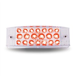 TXTLED-2X6CR - 2" X 6" Clear Red Trailer LED (20 Diodes)