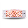 TXTLED-2X6CR - 2" X 6" Clear Red Trailer LED (20 Diodes)
