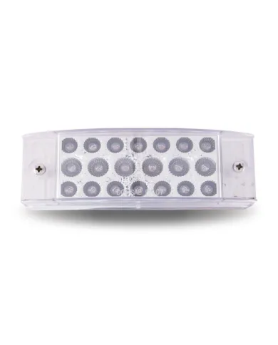 TXTLED-2X6CR - 2" X 6" Clear Red Trailer LED (20 Diodes)