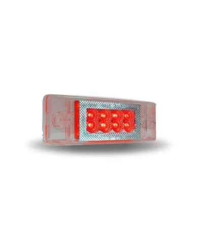 TXTLED-2X6DCR - 2" X 6" Multi-Directional Clear Red Trailer LED (24 Diodes)"