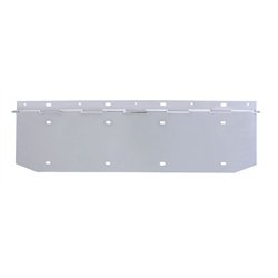 UP10512-Chrome 2 License Plate Angled Holder With Hinge