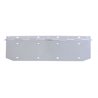 UP10512-Chrome 2 License Plate Angled Holder With Hinge