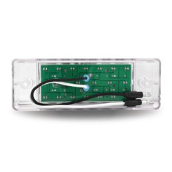 TXTLED-2X6DCR - 2" X 6" Multi-Directional Clear Red Trailer LED (24 Diodes)"
