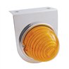 UP32338-Stainless Light Bracket With 17 LED Beehive Light - Amber LED/Amber Lens