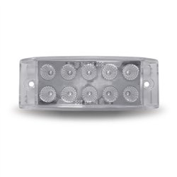 TXTLED-2X6RW - 2" X 6" Dual Revolution Trailer LED - Red/White (10 Diodes)