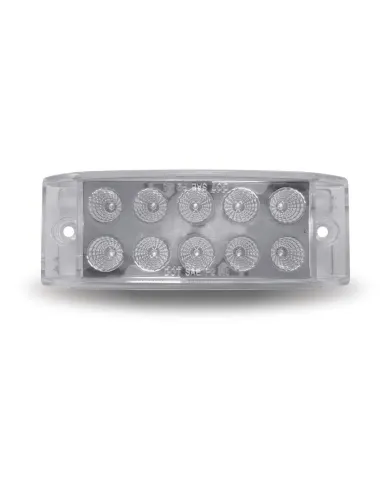 TXTLED-2X6RW - 2" X 6" Dual Revolution Trailer LED - Red/White (10 Diodes)