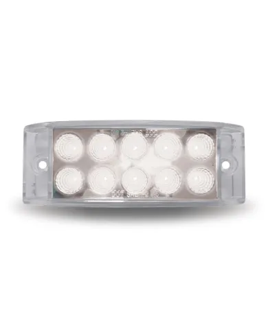 TXTLED-2X6RW - 2" X 6" Dual Revolution Trailer LED - Red/White (10 Diodes)