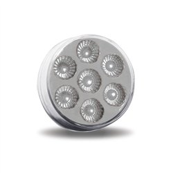 TXTLED-2XCA - 2" Round Clear Amber LED (7 Diodes)